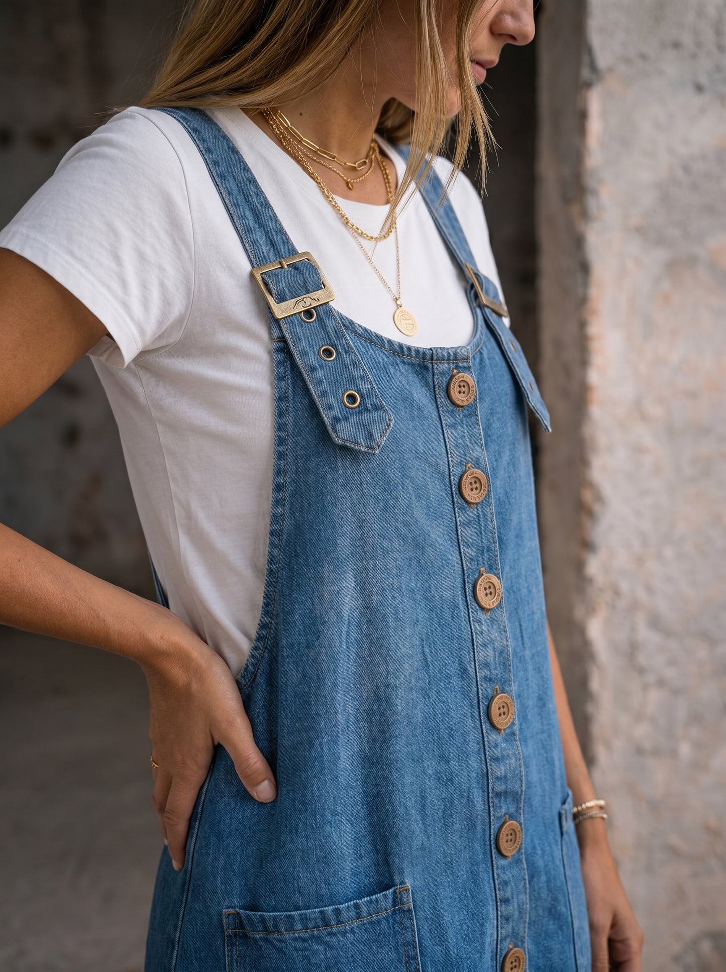 Sonia | Mono vaquero con tirantes