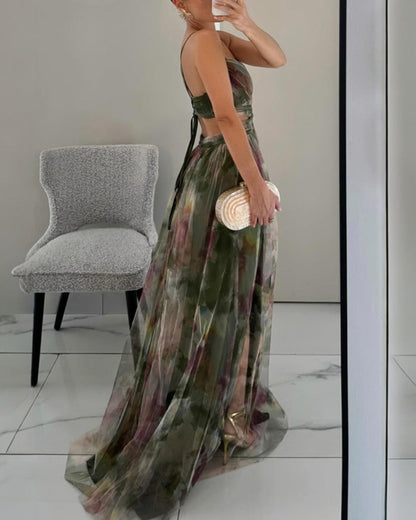 ADELE | Robe Maxi Élégance Florale