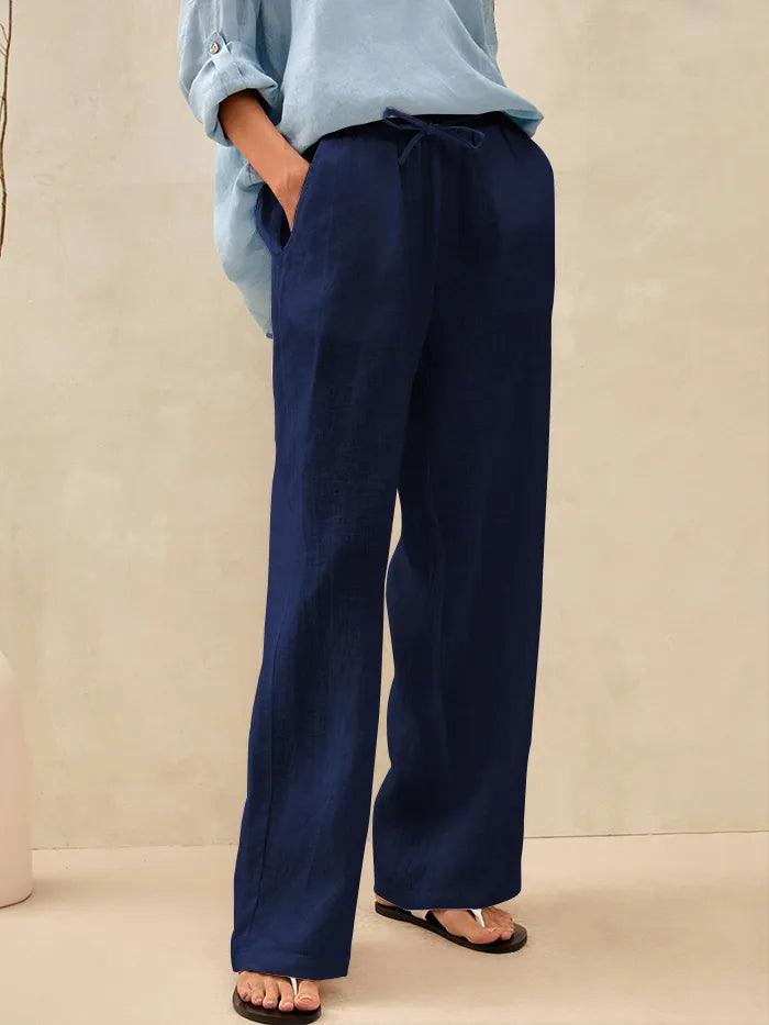 CAMILLE | Pantalon Classique 100% Lin