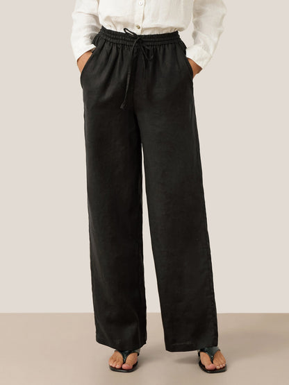 CAMILLE | Pantalon Classique 100% Lin