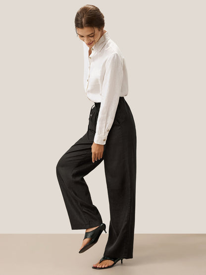 CAMILLE | Pantalon Classique 100% Lin