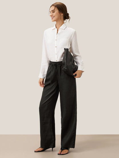 CAMILLE | Pantalon Classique 100% Lin