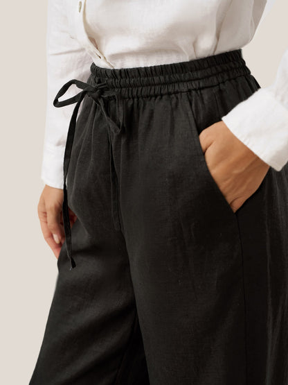 CAMILLE | Pantalon Classique 100% Lin