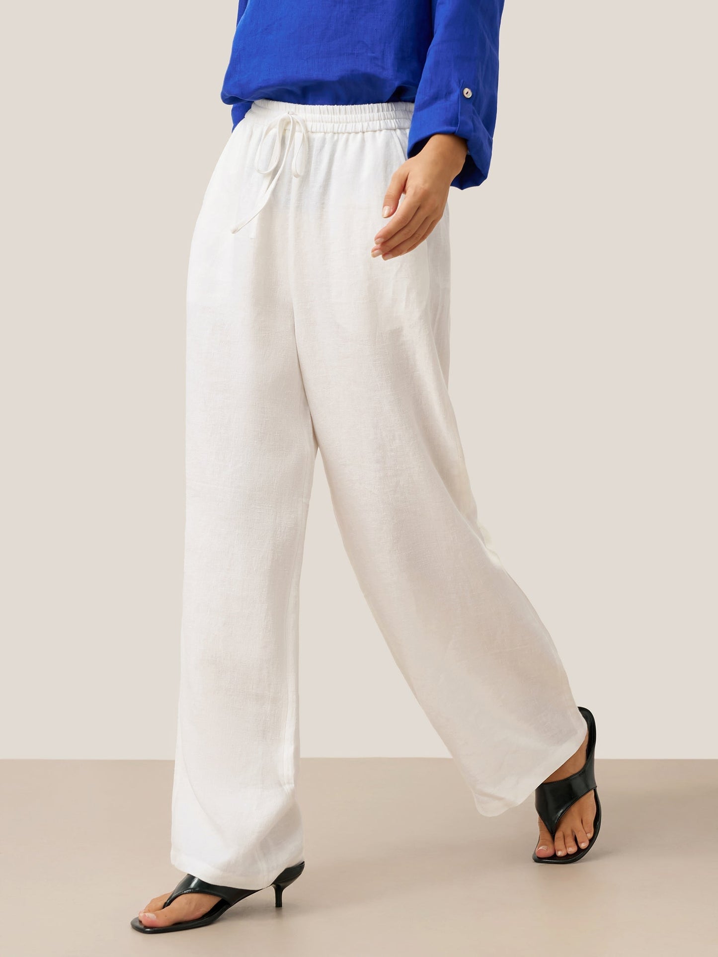 CAMILLE | Pantalon Classique 100% Lin