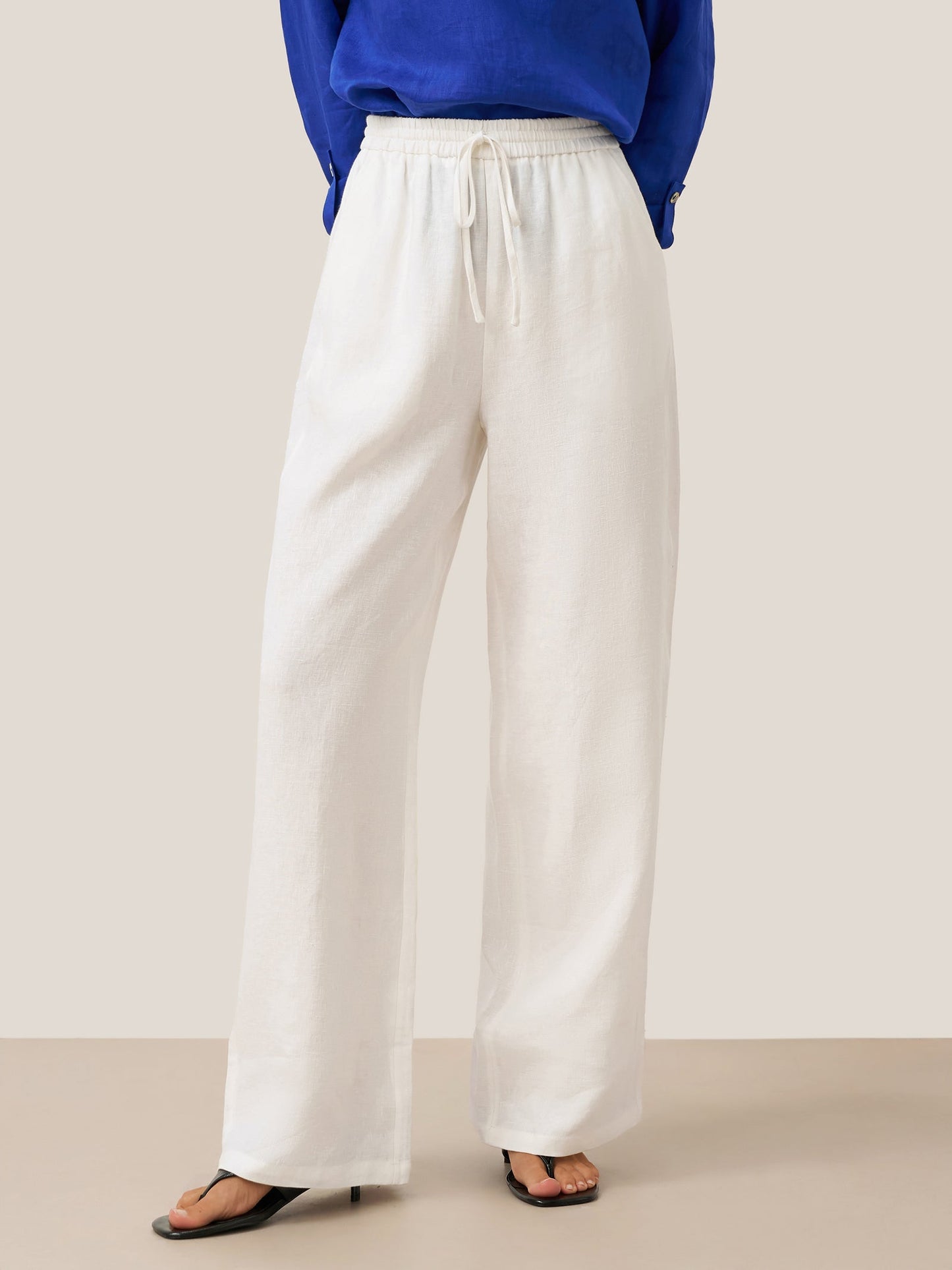 CAMILLE | Pantalon Classique 100% Lin