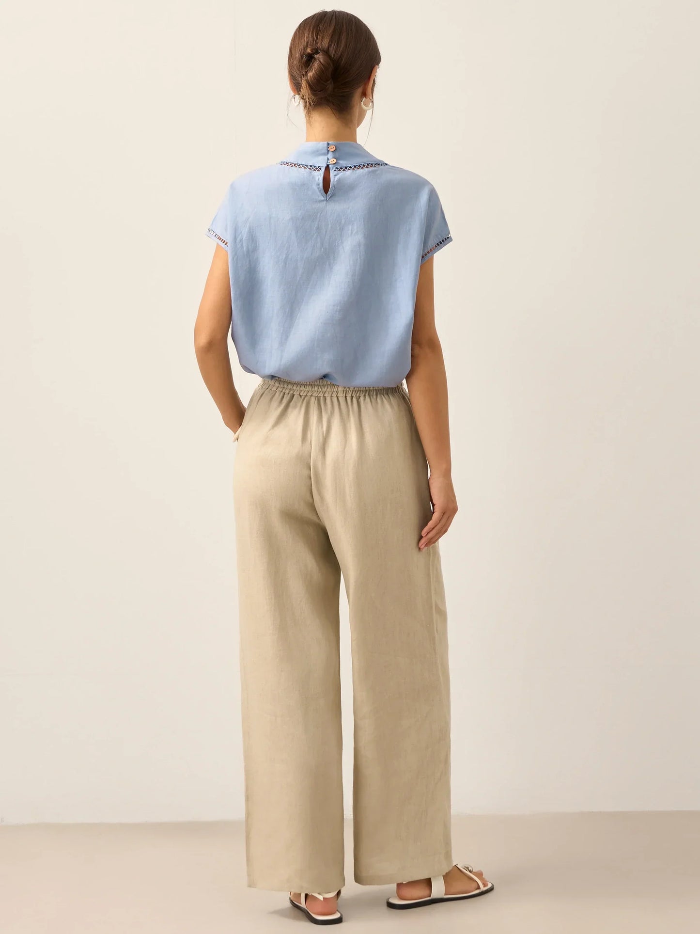 CAMILLE | Pantalon Classique 100% Lin