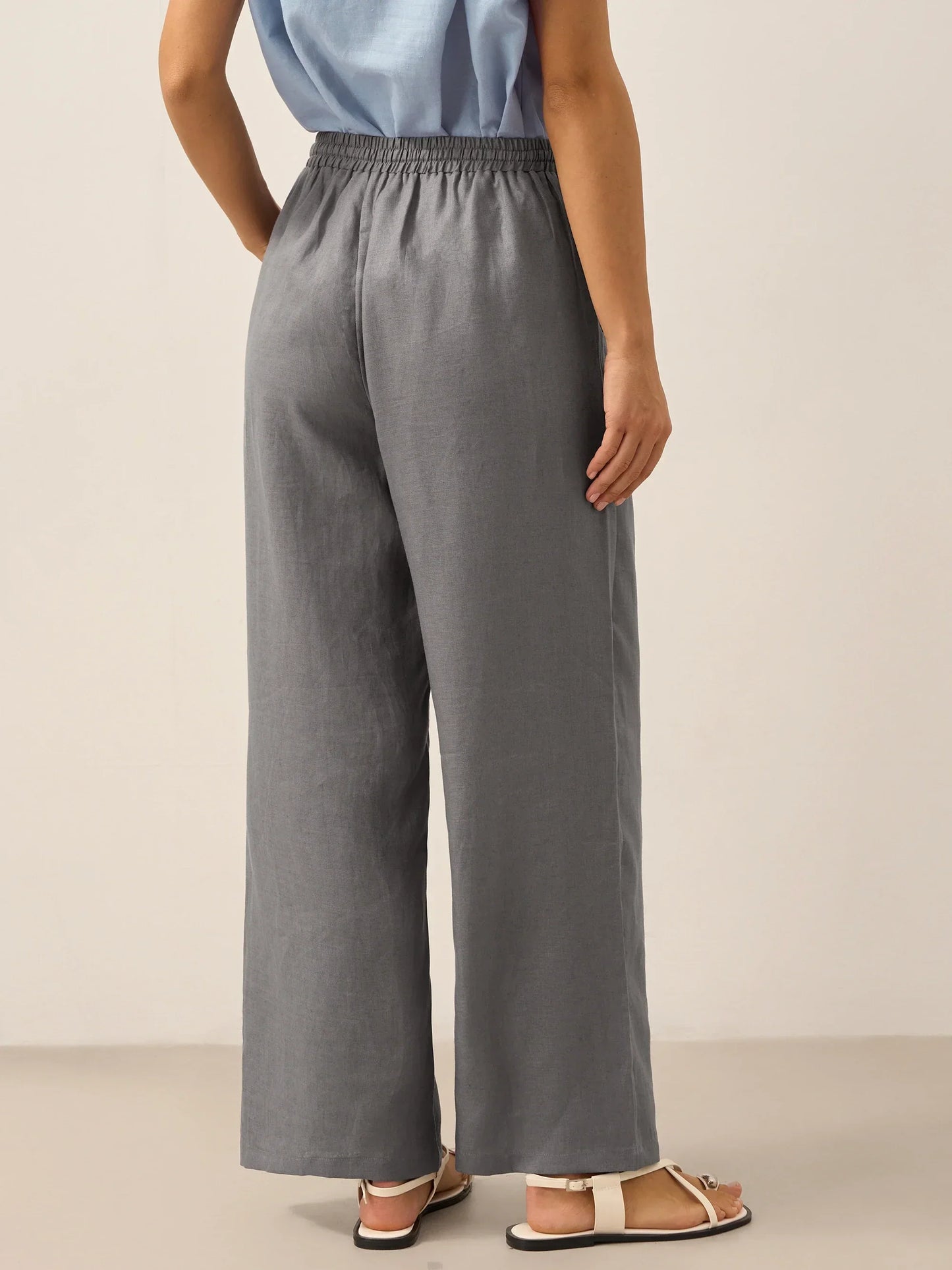 CAMILLE | Pantalon Classique 100% Lin