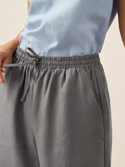 CAMILLE | Pantalon Classique 100% Lin