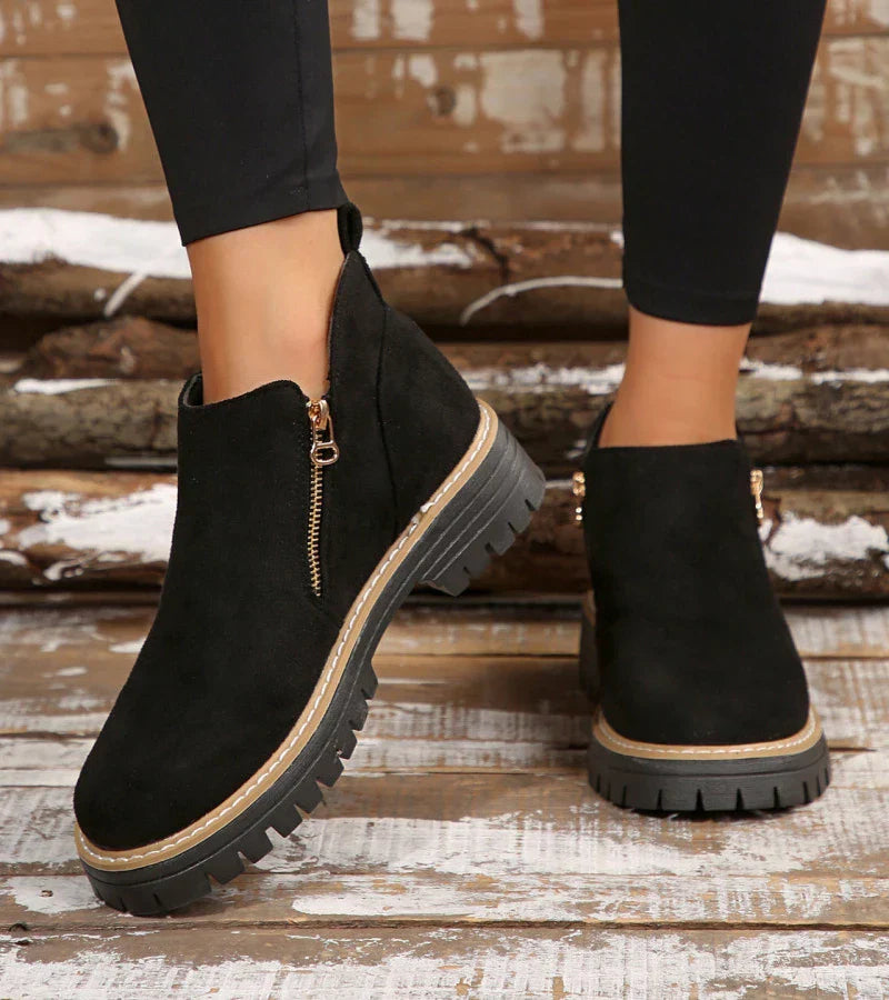 Alexia | Botines Urban Track con Cremallera Latera