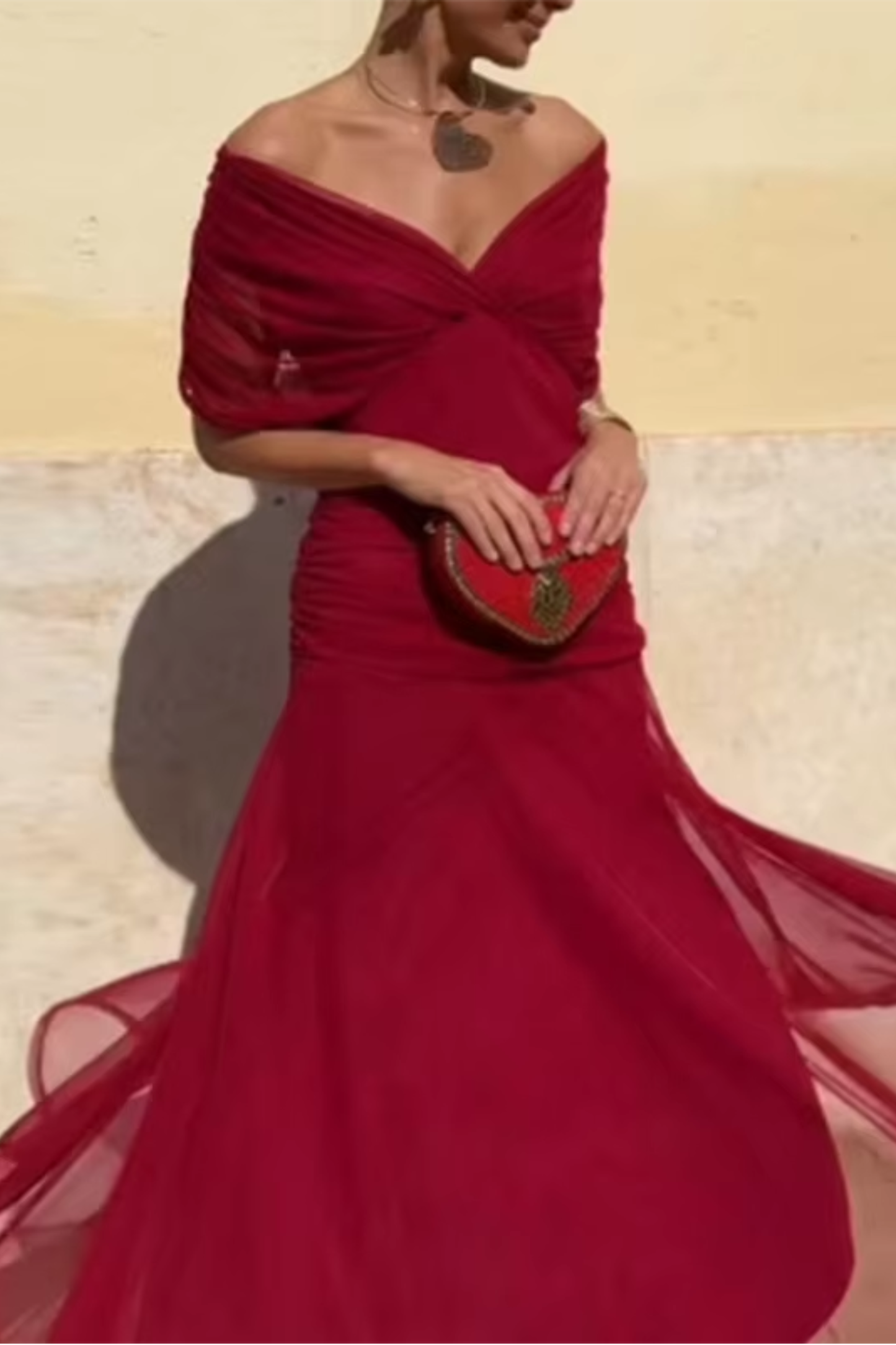 HELENA | Robe Maxi de Fête Élégante à Col V