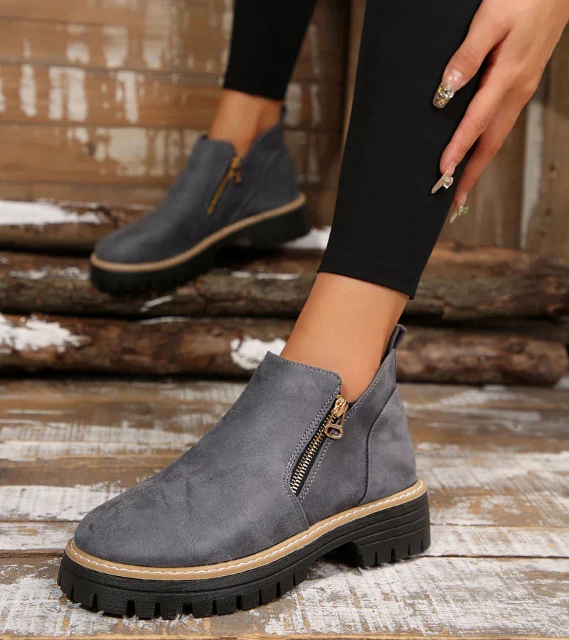 Alexia | Botines Urban Track con Cremallera Latera