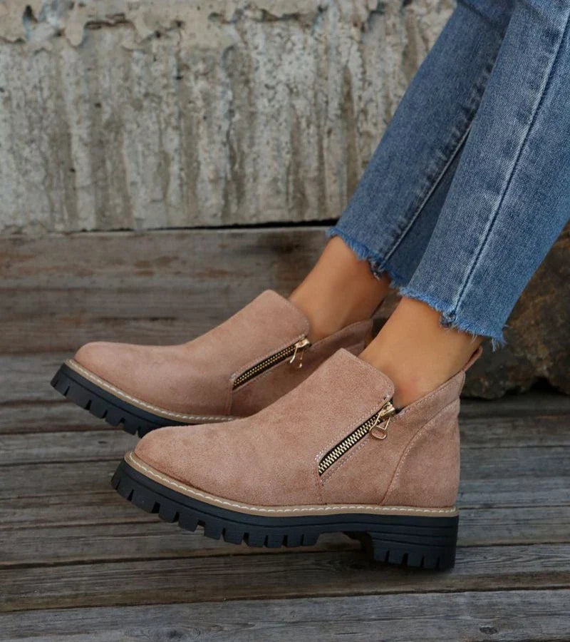 Alexia | Botines Urban Track con Cremallera Latera