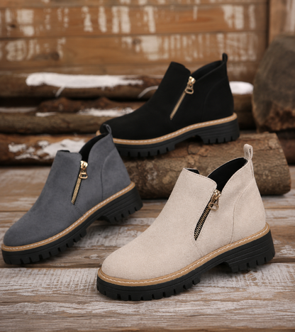 Alexia | Botines Urban Track con Cremallera Latera