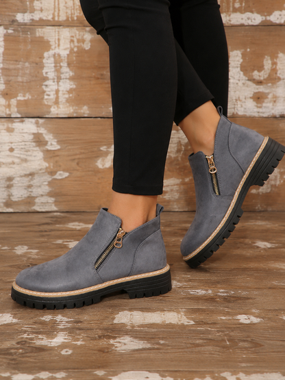 Alexia | Botines Urban Track con Cremallera Latera