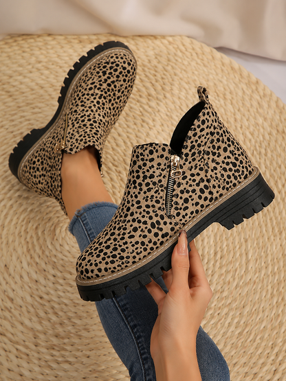 Alexia | Botines Urban Track con Cremallera Latera
