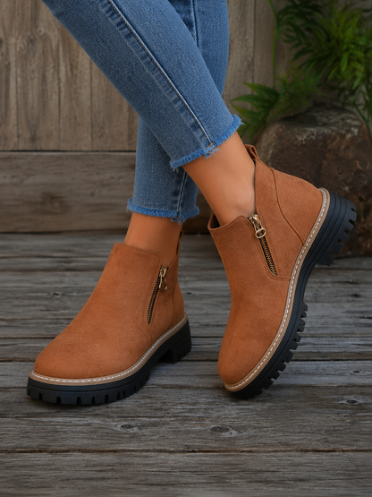 Alexia | Botines Urban Track con Cremallera Latera