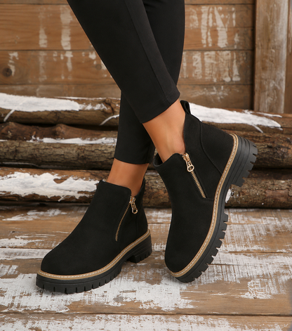 Alexia | Botines Urban Track con Cremallera Latera