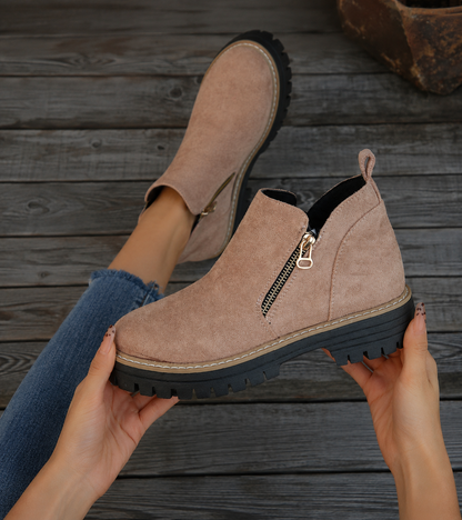 Alexia | Botines Urban Track con Cremallera Latera