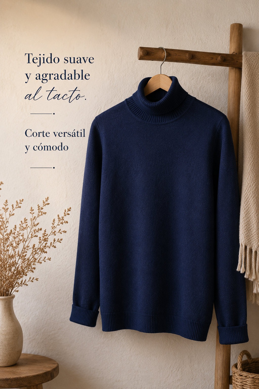 Raul | Jersey Cuello Alto Cachemira