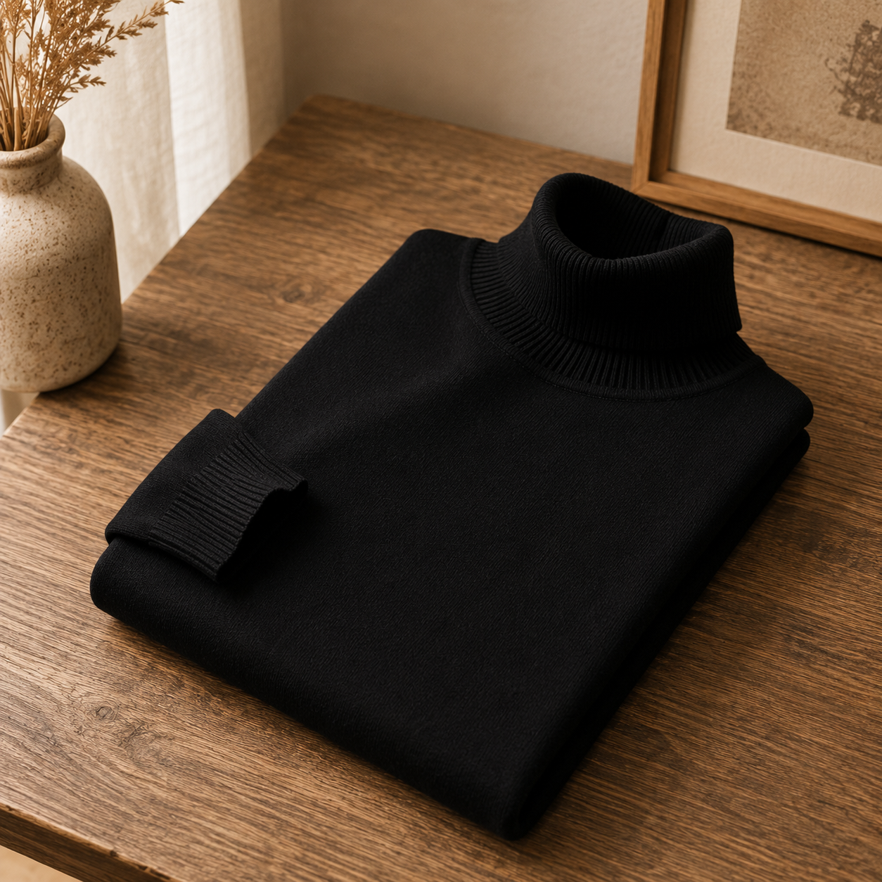Raul | Jersey Cuello Alto Cachemira