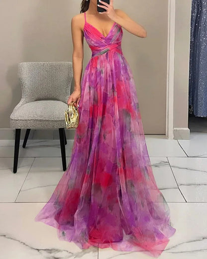 ADELE | Robe Maxi Élégance Florale