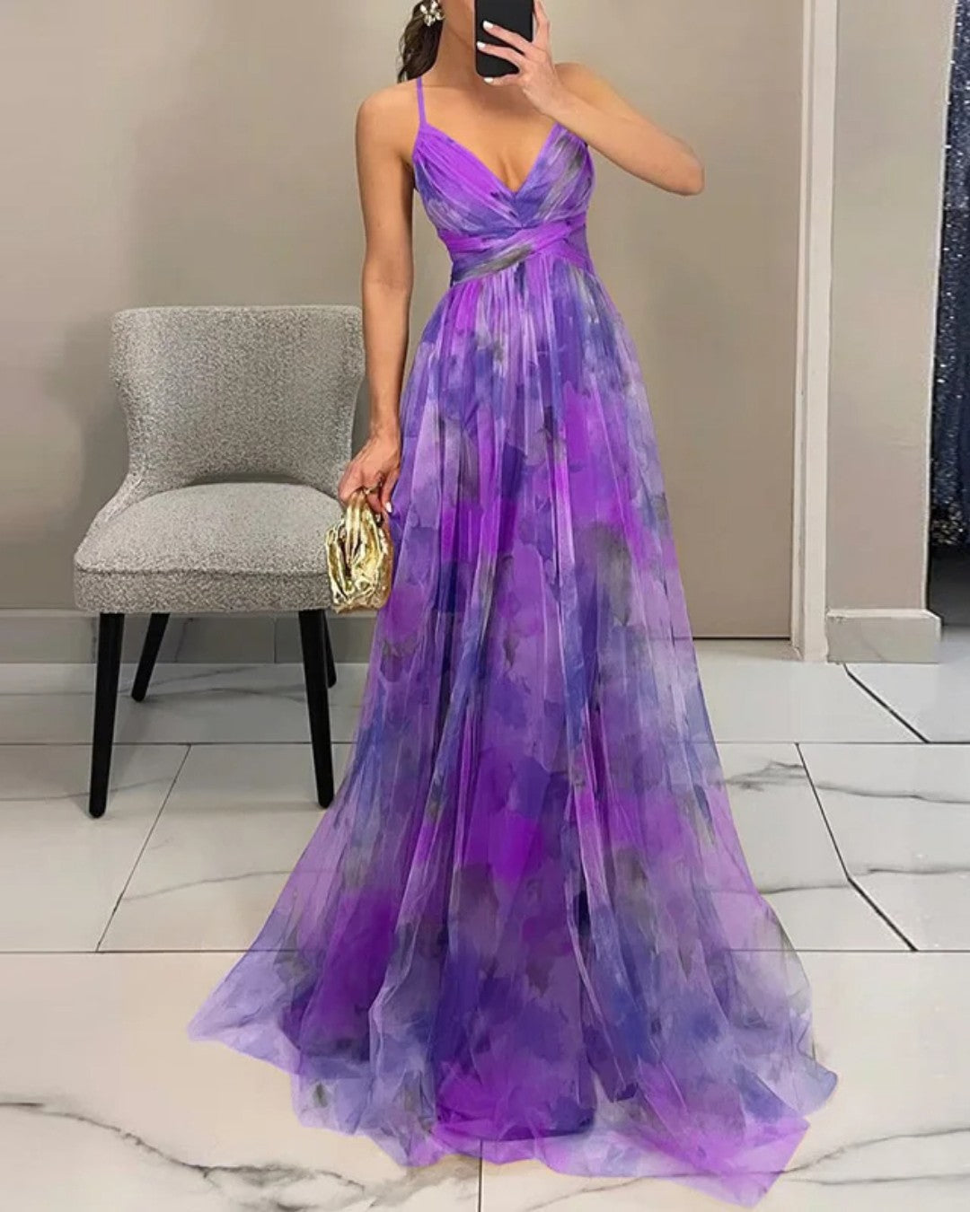 ADELE | Robe Maxi Élégance Florale