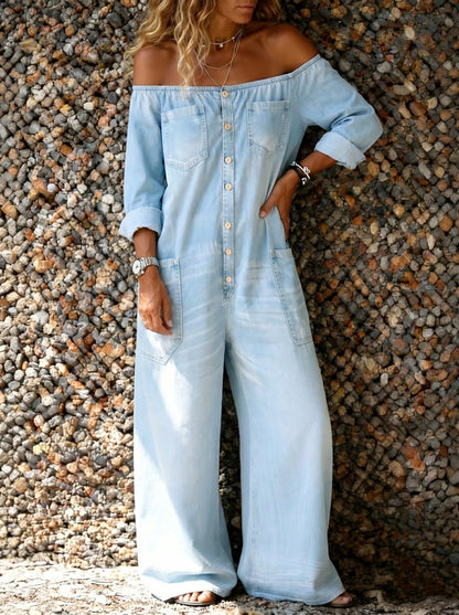 Sofia | Mono casual con hombros descubiertos