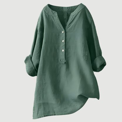 LINA | Blouse femme en lin légère et confortable